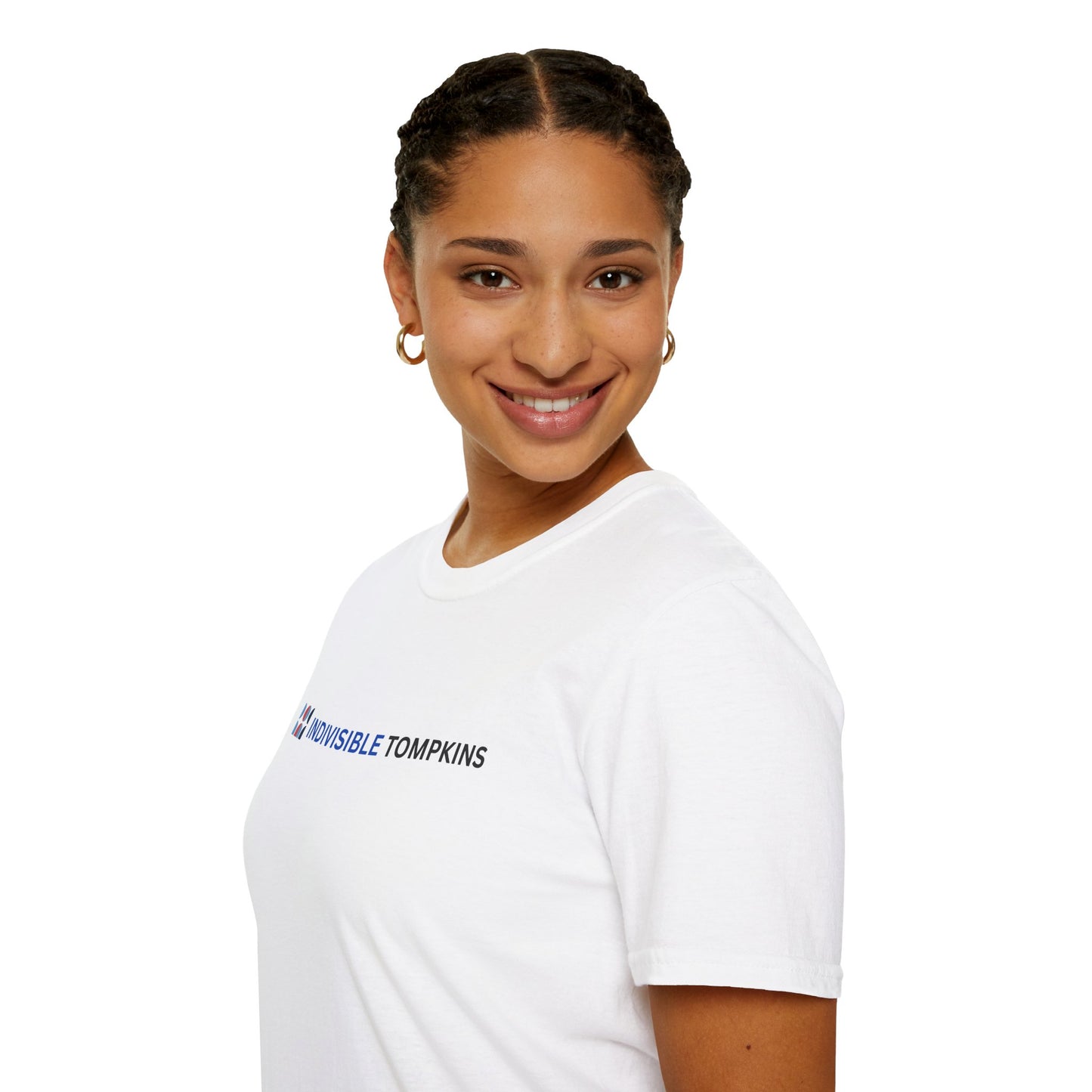 Indivisible Tompkins Unisex Softstyle T-Shirt - Comfortable & Stylish Civic Engagement Apparel